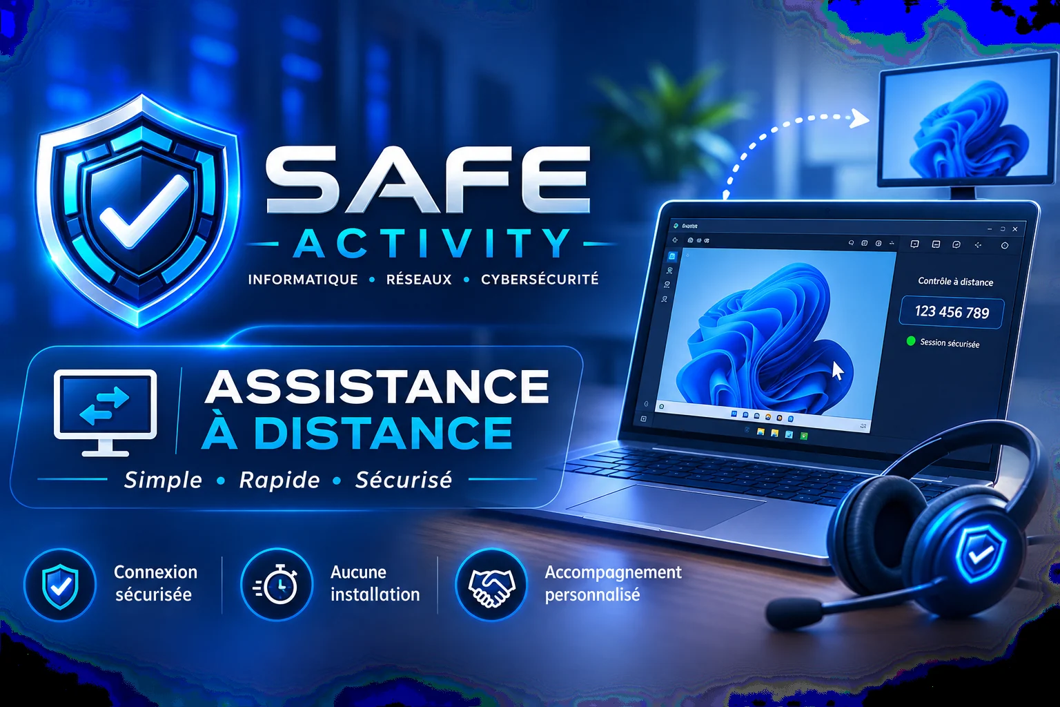 Safe Activity — Assistance à distance